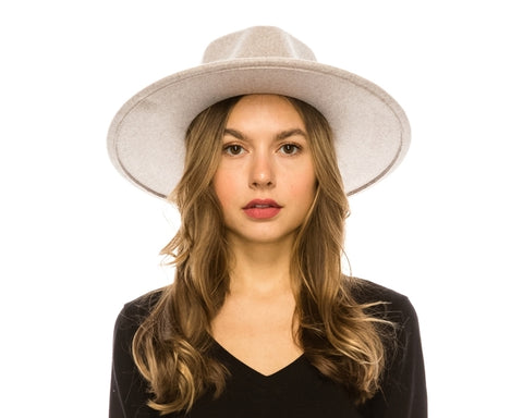 A001-MARLED VEGAN FELT RANCHER HAT