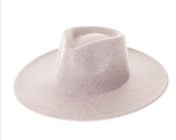 A001-MARLED VEGAN FELT RANCHER HAT