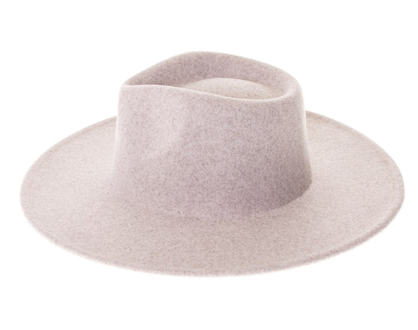 A001-MARLED VEGAN FELT RANCHER HAT