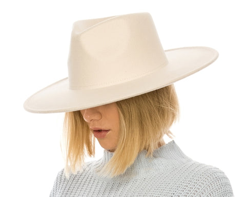 A007-VEGAN FELT RANCHER HAT