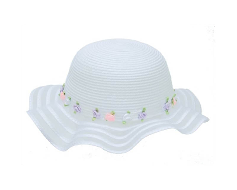 A726-FLOWER GIRL HAT