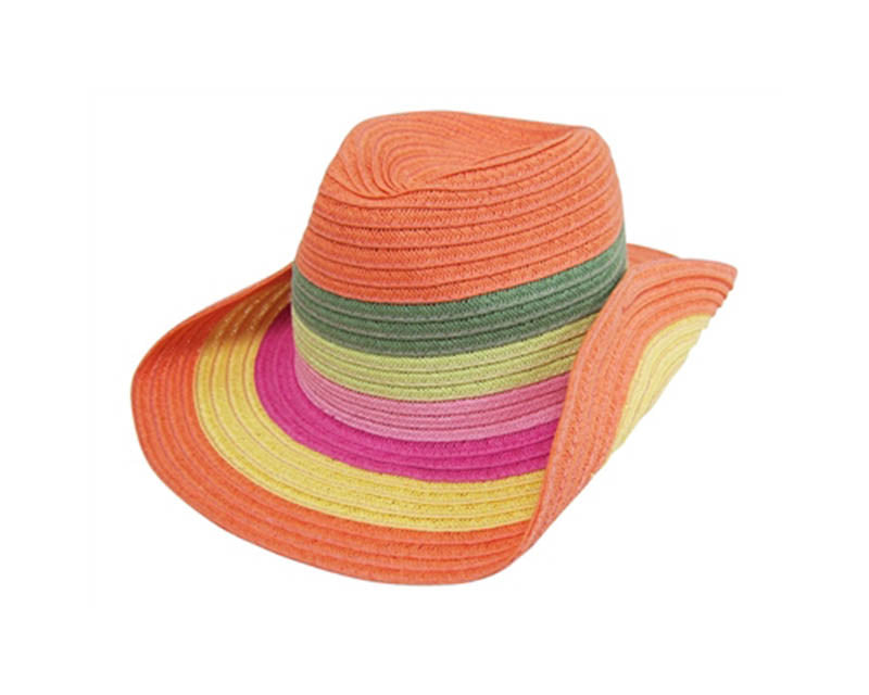 A696-KID'S STRIPED COWBOY HAT