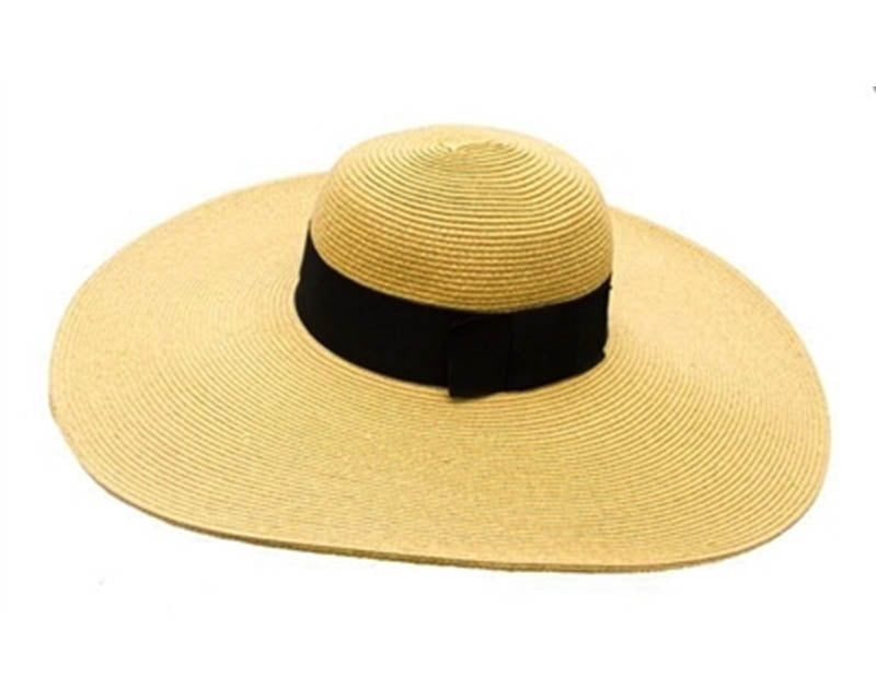 A368-6 INCH BRIM SUN HAT W/ WIDE BAND