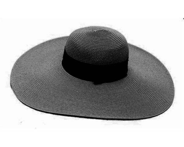 A368-6 INCH BRIM SUN HAT W/ WIDE BAND