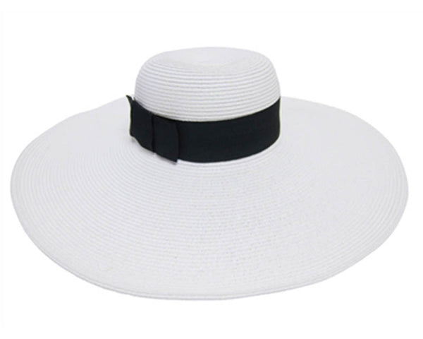 A368-6 INCH BRIM SUN HAT W/ WIDE BAND