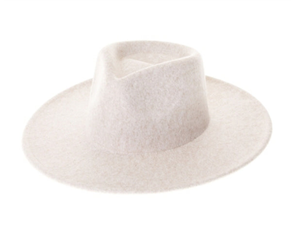 A001-MARLED VEGAN FELT RANCHER HAT