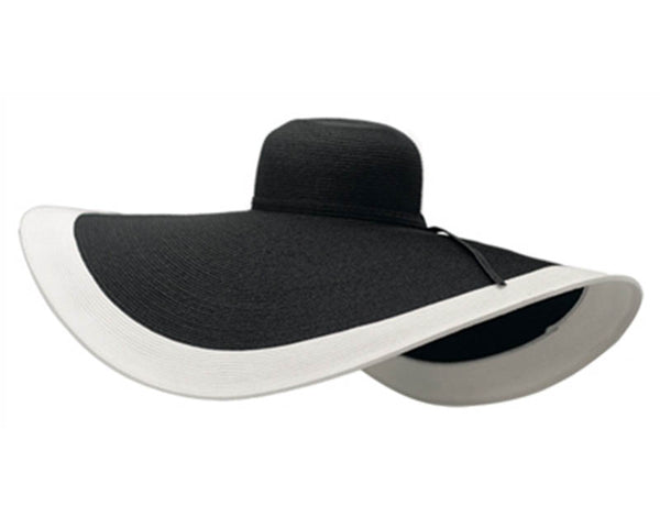 A350-EXTRA WIDE BRIM STRAW SUN HAT