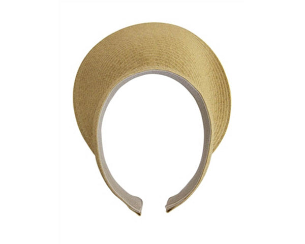 A531-COMFORT CLIP STRAW VISOR