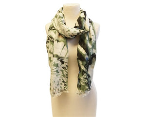 A862-BUTTERFLY DREAM PRINT SCARF