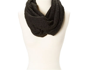 A770-LACY KNIT INFINITY SCARF