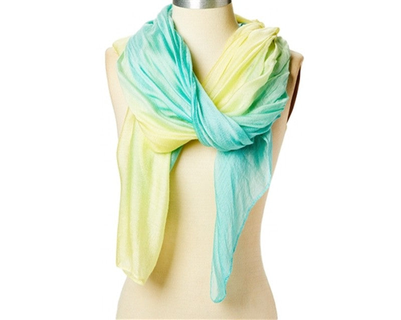 A828-DIP DYED SILK BLEND SCARF