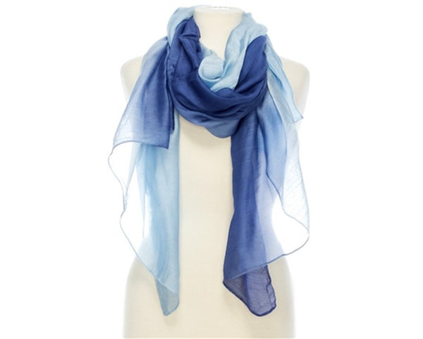 A828-DIP DYED SILK BLEND SCARF