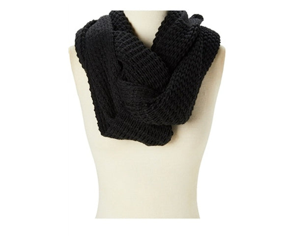 A757-CHUNKY KNIT INFINITY LOOP SCARF