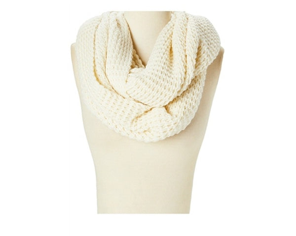 A757-CHUNKY KNIT INFINITY LOOP SCARF