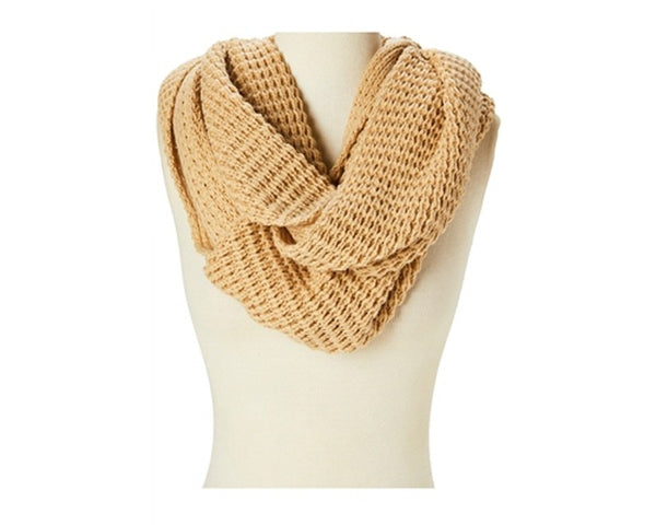 A757-CHUNKY KNIT INFINITY LOOP SCARF