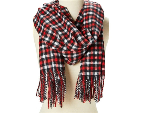 A766-CHECKERED PLAID SCARF