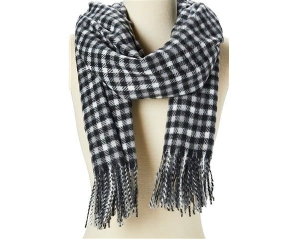 A766-CHECKERED PLAID SCARF