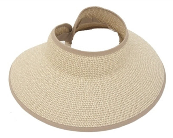 A412-HEATHERED ROLL-UP VISOR