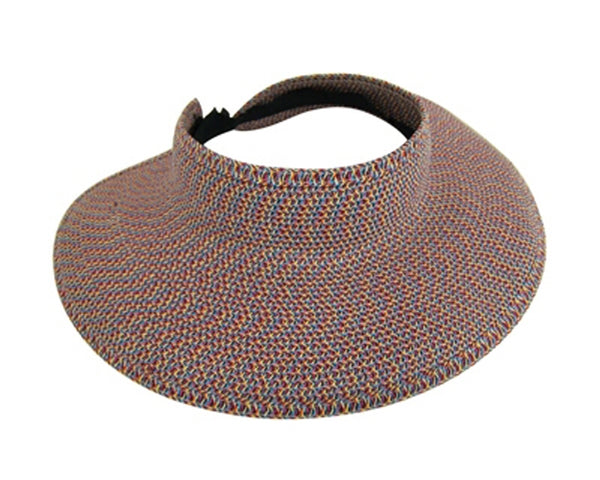 A412-HEATHERED ROLL-UP VISOR