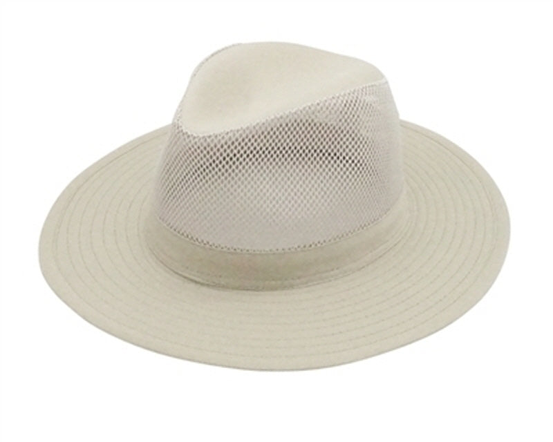 A556-MEN'S PACKABLE MESH SAFARI HAT