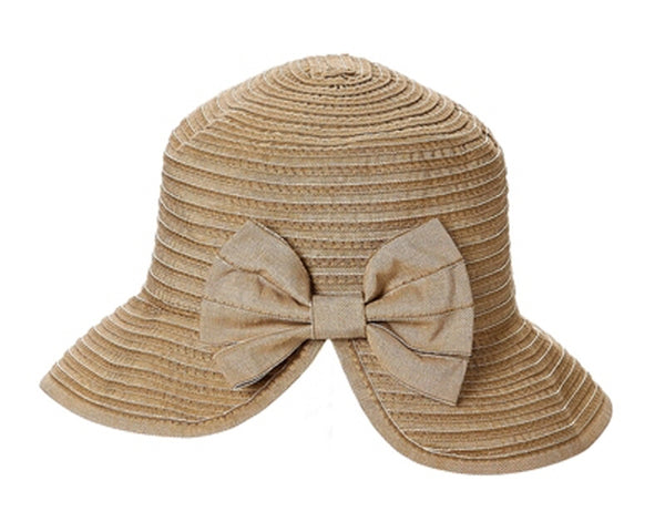 A404-RIBBON CRUSHER BUCKET HAT W/ BOW