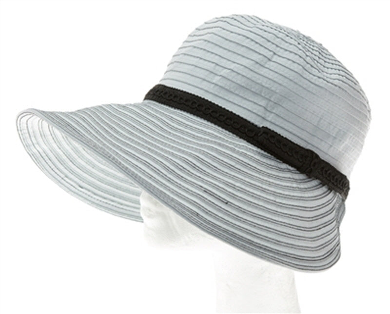 A416-STITCHED RIBBON FACESAVER HAT