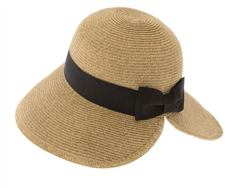 A306-SPLIT BACK HEATHER SUN HAT