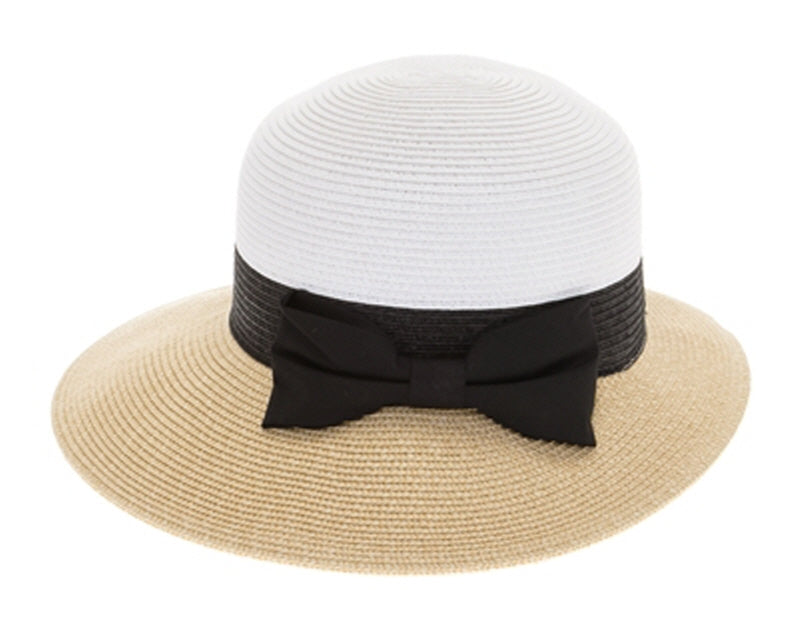 A319-ASYMMETRICAL COLORBLOCK SUN HAT