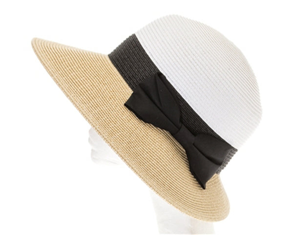 A319-ASYMMETRICAL COLORBLOCK SUN HAT