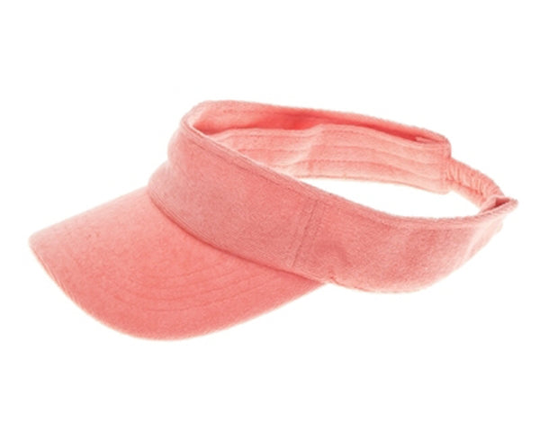 A535-COLOR POP TERRY CLOTH SUN VISOR