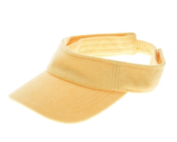 A535-COLOR POP TERRY CLOTH SUN VISOR