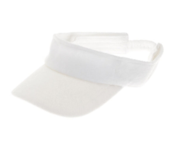 A535-COLOR POP TERRY CLOTH SUN VISOR