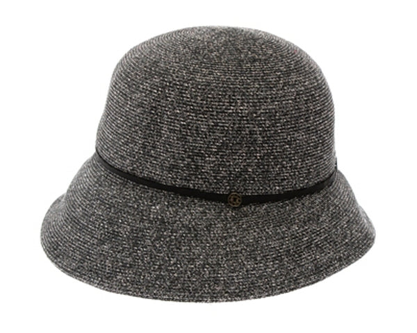 A498-MICROBRAID STRAW SUN HAT W/ THIN BAND