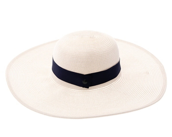 A378-5 INCH BRIM STRAW SUN HAT WITH BAND