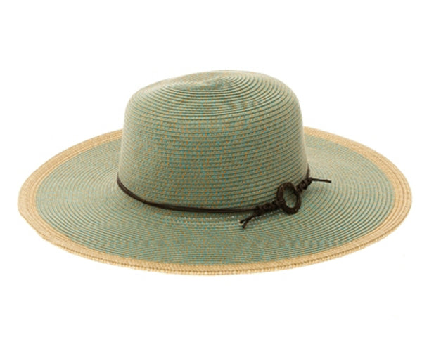 A372-SUN HAT W/ COCONUT RING