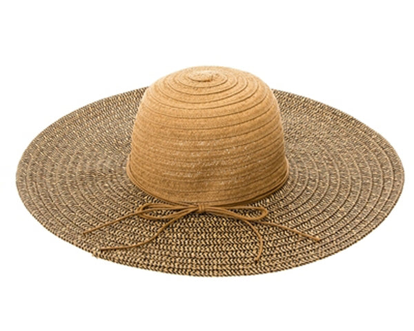 A375-2  TONE HEATHERED STRAW SUN HAT