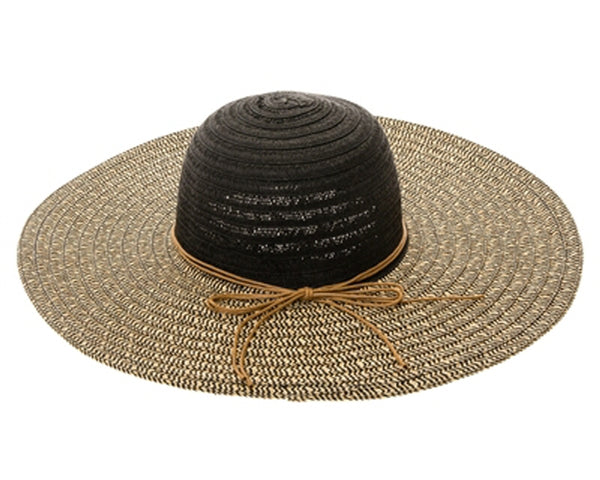 A375-2  TONE HEATHERED STRAW SUN HAT