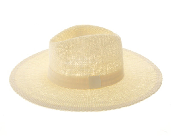 A400-TOYO PANAMA HAT - BLACK BAND