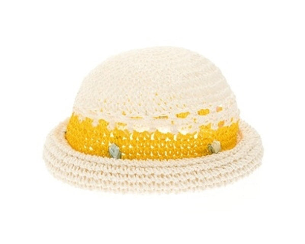 A705-CHILD'S STRAW ROLLER HAT