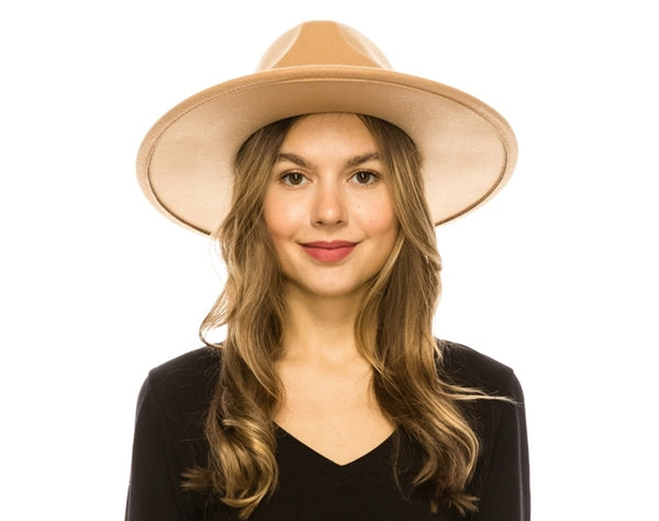 A012-VEGAN FELT PANAMA HAT