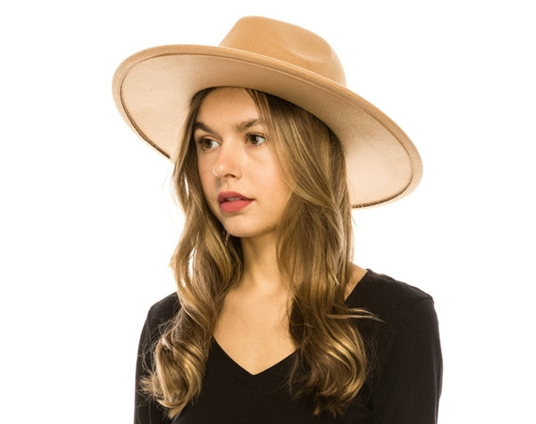 A012-VEGAN FELT PANAMA HAT