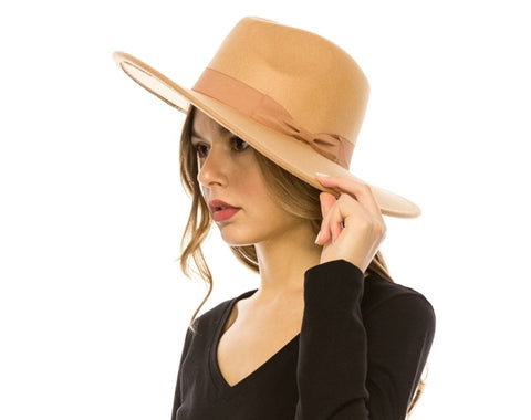 A012-VEGAN FELT PANAMA HAT