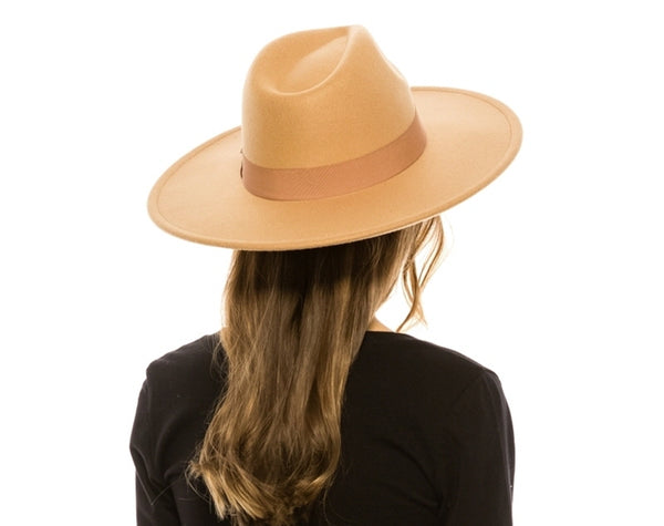 A012-VEGAN FELT PANAMA HAT