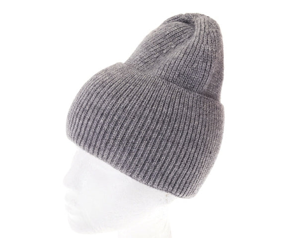 A024-WIDE CUFF LUREX BEANIE