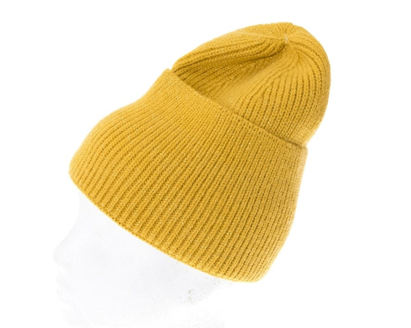 A024-WIDE CUFF LUREX BEANIE