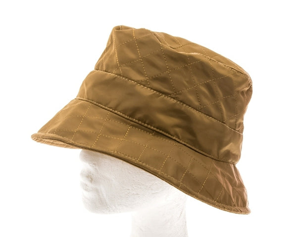 A074-QUILTED RAIN BUCKET HAT