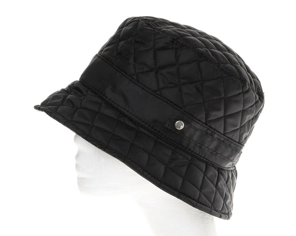 A074-QUILTED RAIN BUCKET HAT