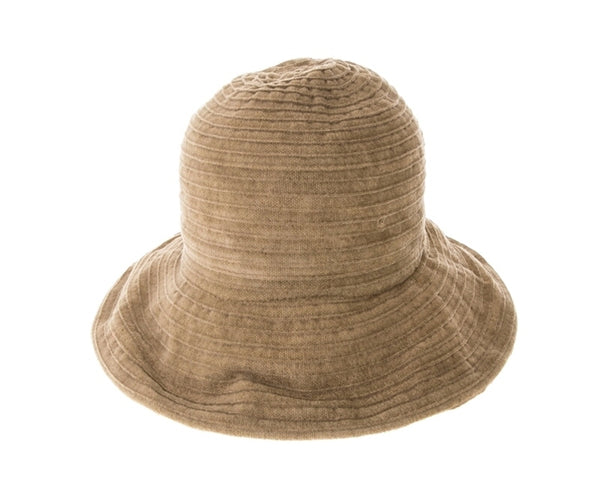 A083-SHAPEABLE CHENILLE BUCKET HAT