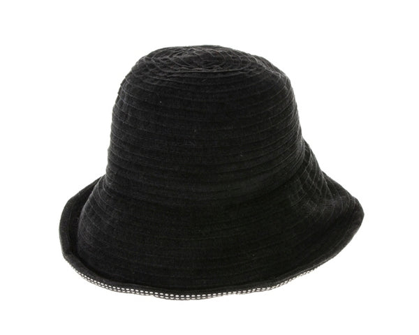 A083-SHAPEABLE CHENILLE BUCKET HAT