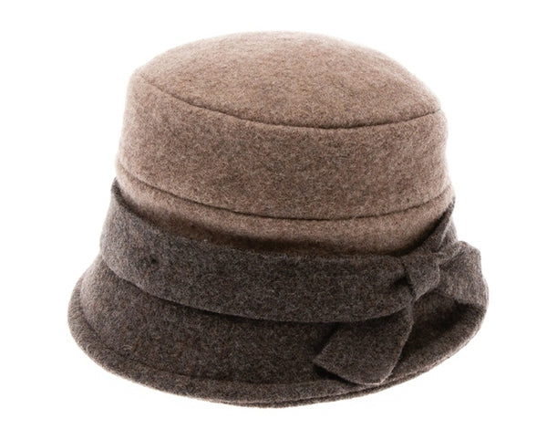 A089-TWO-TONE WOOL CLOCHE HAT